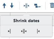 shrink for date reduction